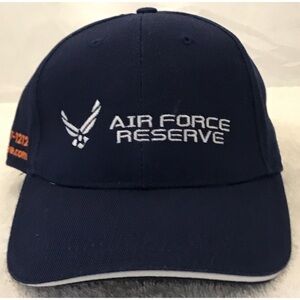 USA Crafted for U.S. Air Force Reserve Adjustable Navy Blue Ball Cap